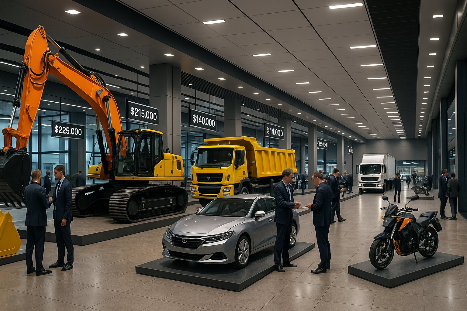 marché moderne vente des machines et vehicules